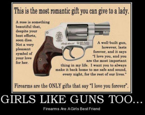Girls like guns too..