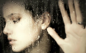 Beautiful Girl in Gloomy Mood, Is the Heavy Rain Falling for You ...