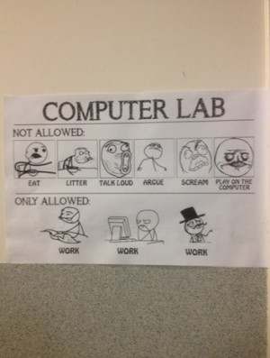 Computer lab guide