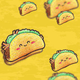cute smiling taco icon Image