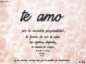 amor, carta, escrito, espanol, love, objetivo, personalidad, romance ...