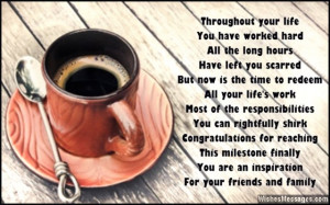 Retirement poems for dad: Happy retirement poems for father