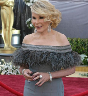 Joan Rivers won an Emmy award for her daytime chat show [WENN]