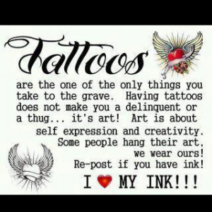 or mean you should be judged! People who judge people with tattoos ...