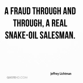 Snake oil Quotes