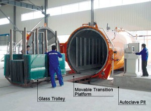 The Autoclave is used in the production of laminated glass. This ...
