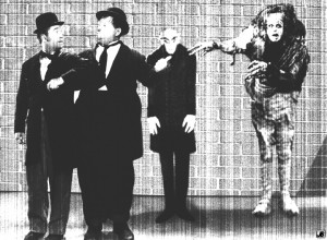 years earlier during the silent era and featuring laurel and hardy