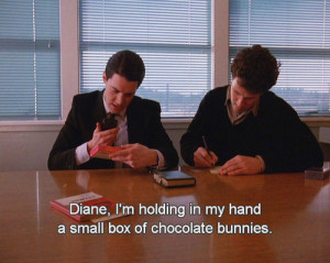 Diane, I’m Holding In My Hand A Small Box Of Chocolate Bunnies