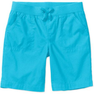 Faded Glory Girls' Knit Pull On Bermuda Shorts