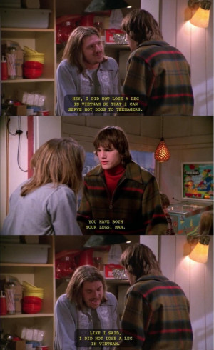 Kelso Speaks With Mitch Hedberg About Vietnam On That 70’s Show