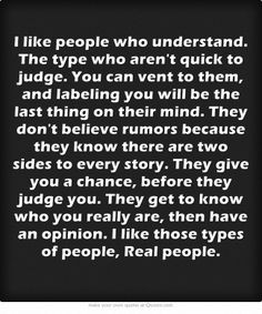 ... Real people.