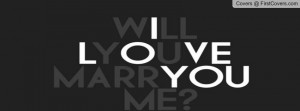 will u marry me Profile Facebook Covers