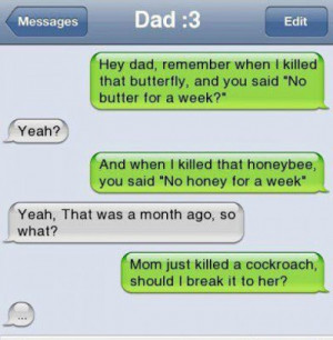 Funny Dad Messages - Funny Father Quotes
