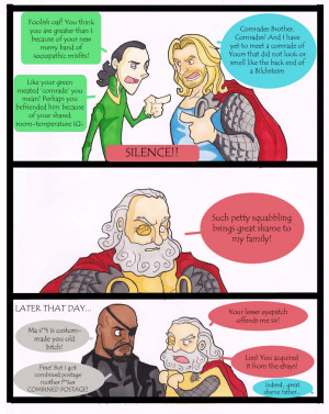 Thor Loki Odin Setting Good