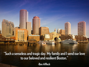 Photo Special Boston Marathon Bombing: Celebrities' Inspiring Quotes