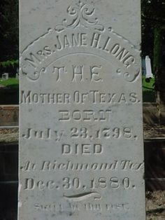 Jane Wilkinson Long - Jane Long led a long and hard life. But her ...