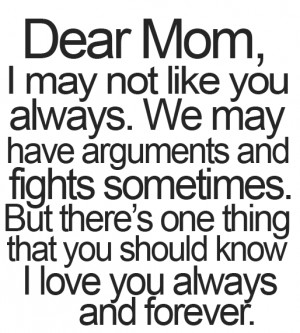 dear mom - mother daughter quotes