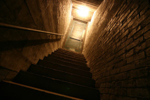 10 uses for sandpaper, steep and dark basement steps