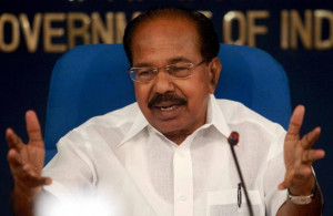 Veerappa Moily, the Union Minister for Petroleum & Natural Gas, at ...