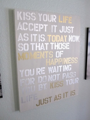 DIY Quote on Canvas Wall Art