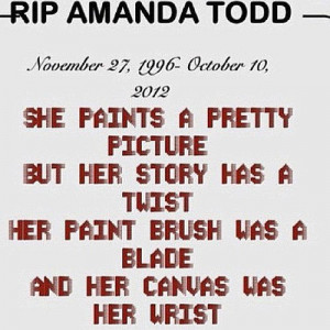 Amanda Todd's memory Help Website.