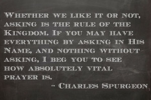 ... PRAY. Pray Journal. Charles Spurgeon quote on prayer.: Spurgeon Quote