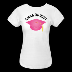 2017 School Class Pink Graduation Women's Shirts