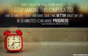 Make progress!