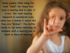 regarding Deaf Children bucket list, languages, hear impair, deaf ...