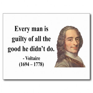 Voltaire Quote 9b Post Card