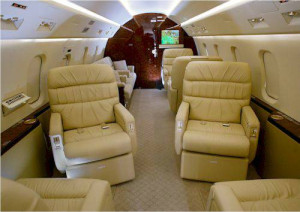 The jet has plenty of amenities that ensure a comfortable flying ...