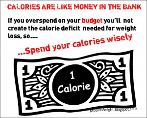 Calories Are Like Money In The Bank