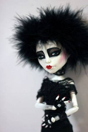 Siouxsie Sioux Monster High OOAK Gothic Custom Doll Repaint by ...