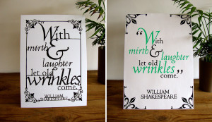 Shakespeare Quotes Hand-Cut Paper Art