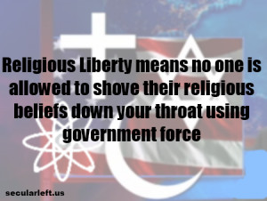 ... their constitutional right to make their own decisions about religion