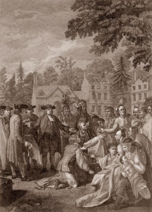 William Penn With The Indians