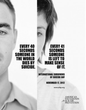 ... suicide survivors day 17 Nov [Blogpost: Surviving Suicide