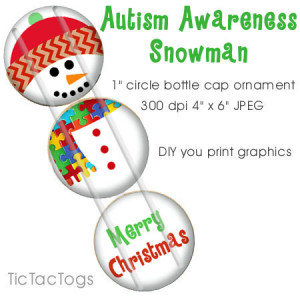 autism_awareness_snowman_christmas_bottle_cap_ornament_images_digital ...