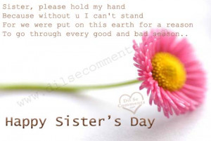 sister s day quote happy sister s day happy hug day sweet sister happy ...