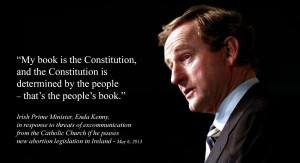... threat, Irish PM explains separation of church and state to Cardinal