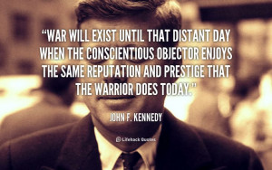 JFK war quote