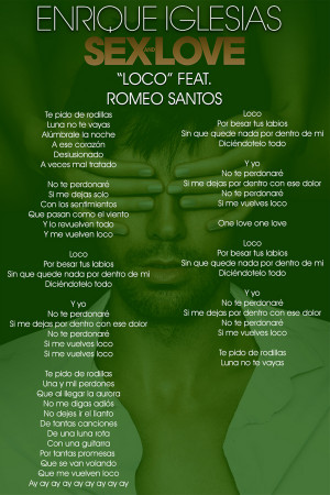 Enrique Iglesias Lyrics