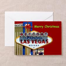 Las Vegas Merry Christmas Poinsettias Cards 10