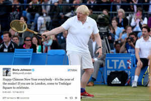 Clive Brunskill/Getty Images, @MayorBoris, Twitter