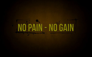No Pain No Gain Sport Quotes Wallpaper HD