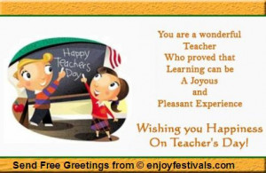 Teacher’s Day – Shikshak Divas 2012 SMS, Greetings, Wishes, Quotes ...