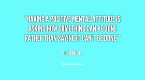 Quotes About a Positive Mental Attitude