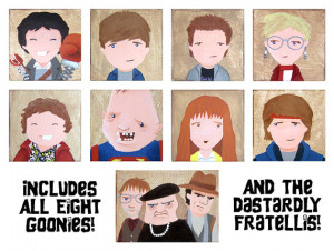 The Goonies Chunk Confession The goonies mini-prints - set