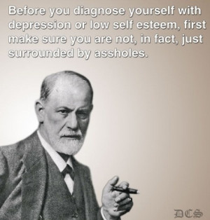 before you diagnose yourself with low self esteem,first MAKE sure…