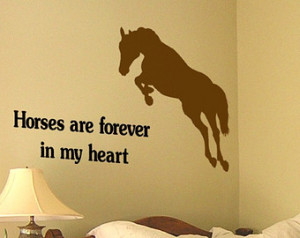 Horse decal-Horse wall decal-Horse sticker-Quote decal-Quote sticker ...